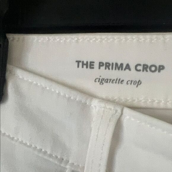 AG Adriano Goldschmied Prima Crop Cigarette Crop om Pearl White in SIze 28 - Picture 6 of 16